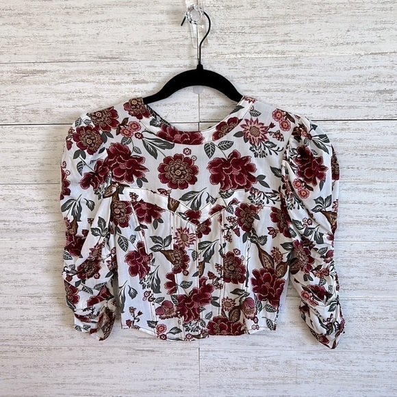 SO Crop Renaissance Puff Sleeve | SIZE XS - Picture 5 of 8